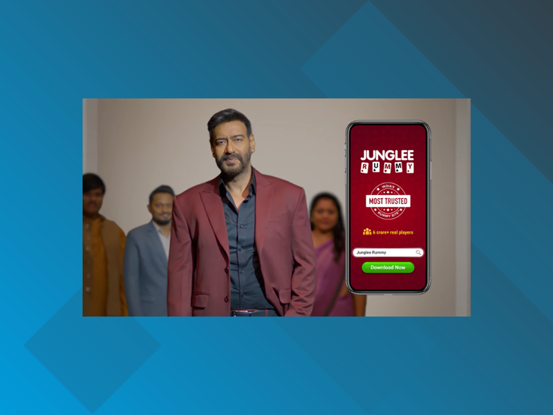 Junglee signs Ajay Devgn as brand ambassador and unveils its new national campaign 'Rummy Bole Toh Junglee Rummy'
