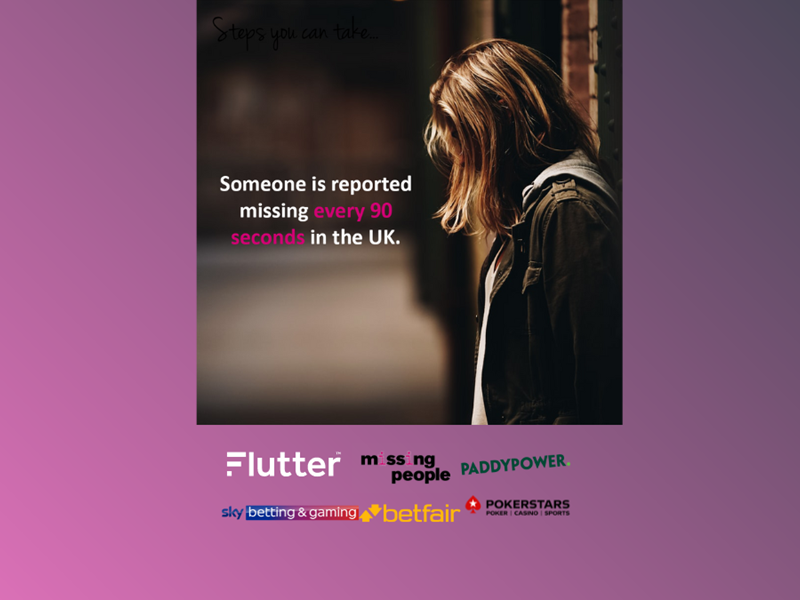 Flutter renews its #TogetherforMissing partnership with Missing People