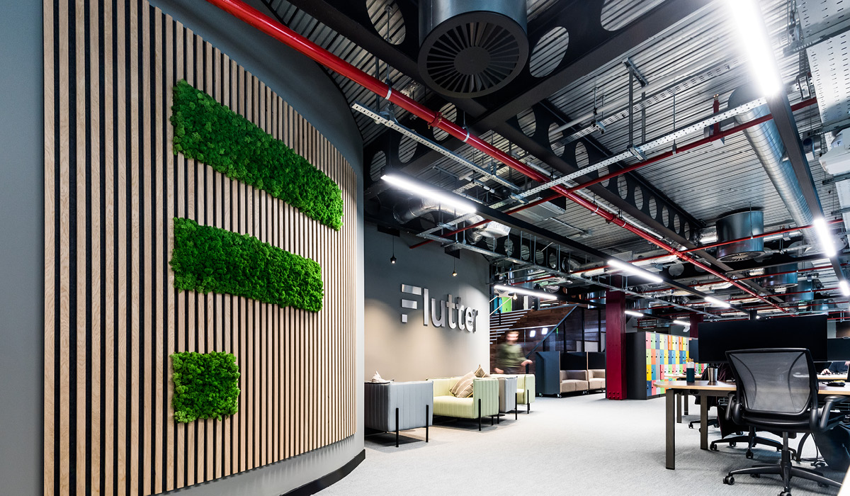 Dublin office Flutter sign