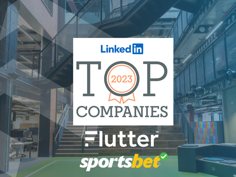 Flutter ranked top employer on 2023 LinkedIn Top Companies List