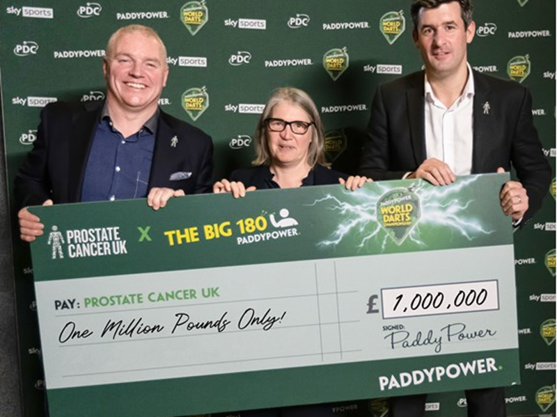 Rishi Sunak hails Paddy Power's Big 180 campaign for saving lives following £1m donation to Prostate Cancer UK